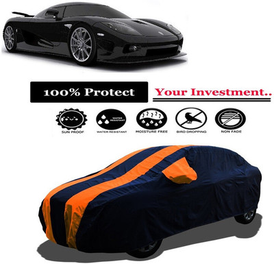 Amexride Car Cover For Koenigsegg CCR 4.6L V8 (With Mirror Pockets)(Orange)