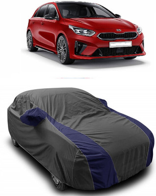 ANTOFY Car Cover For Kia ceed (With Mirror Pockets)(Grey, Blue)