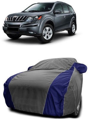 Autoprime Car Cover For Mahindra XUV500 W8 2WD (With Mirror Pockets)(Grey, Blue)