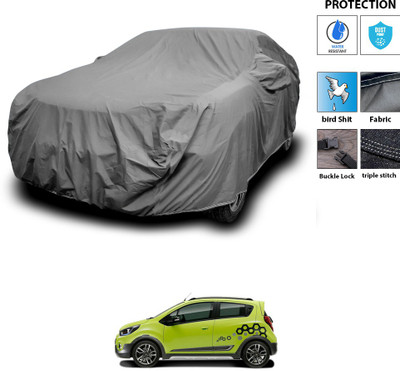 CODOKI Car Cover For Chevrolet Beat (With Mirror Pockets)(Grey)