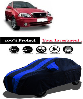 Amexride Car Cover For Maruti Suzuki Esteem (With Mirror Pockets)(Multicolor)
