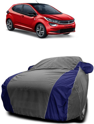 Autoprime Car Cover For Tata Altroz XM Petrol (With Mirror Pockets)(Grey, Blue)