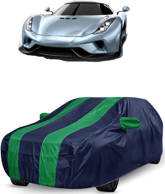 ANTOFY Car Cover For Koenigsegg Regera 5L Twin-turbo V8 (With Mirror Pockets)(Green, Blue)