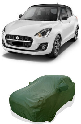 Tricway Car Cover For Maruti Suzuki Swift AMT ZXI Plus Petrol (With Mirror Pockets)(Green)