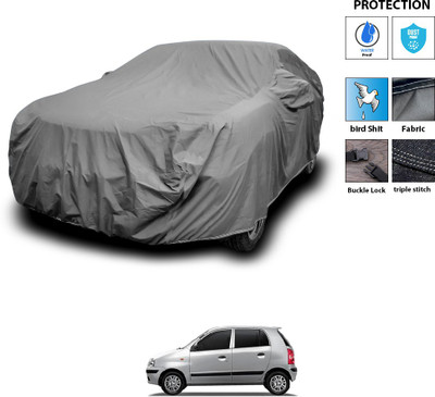 PAGORA Car Cover For Hyundai Santro Xing (With Mirror Pockets)(Grey)