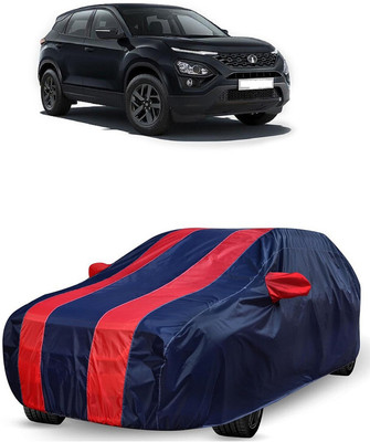 ANTOFY Car Cover For Tata Harrier Dark Edition (With Mirror Pockets)(Red, Blue)