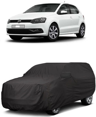 ANTOFY Car Cover For Volkswagen Polo 1.6 L (With Mirror Pockets)(Grey)