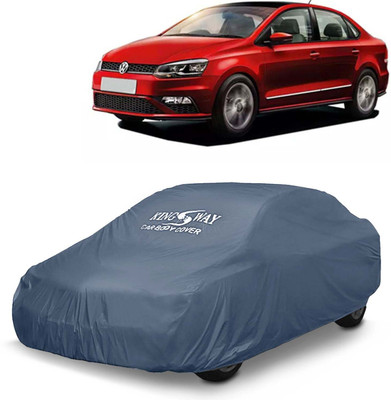 Kingsway Car Cover For Volkswagen Vento (Without Mirror Pockets)(Grey, For 2017, 2018, 2019, 2020, 2021 Models)