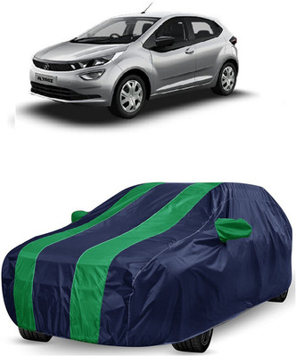 ANTOFY Car Cover For Tata Altroz XT Diesel (With Mirror Pockets)(Green, Blue)