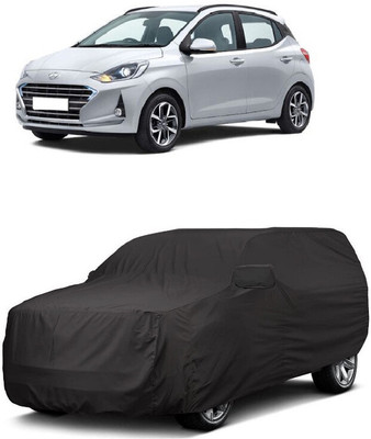 ANTOFY Car Cover For Hyundai Grand i10 Nios Magna CRDi Diesel (With Mirror Pockets)(Grey)