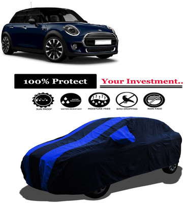 Amexride Car Cover For Mini Cooper Cooper 5 DOOR D (With Mirror Pockets)(Multicolor)