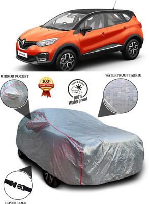 PAGORA Car Cover For Renault Captur (With Mirror Pockets)(Silver)