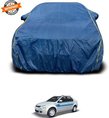 PAGORA Car Cover For Mahindra E Verito D2 (With Mirror Pockets)(Blue)