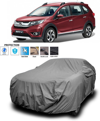 GOSHIV-car and bike accessories Car Cover For Honda Brio (With Mirror Pockets)(Grey)