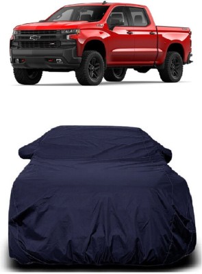 Autoprime Car Cover For Chevrolet Silverado 4.3L (With Mirror Pockets)(Blue)