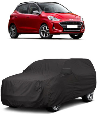 ANTOFY Car Cover For Hyundai Grand i10 Nios AMT Sportz Petrol (With Mirror Pockets)(Grey)