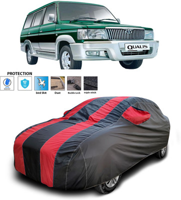 PAGORA Car Cover For Toyota Qualis (With Mirror Pockets)(Red)