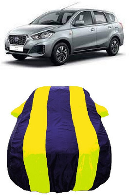 Wegather Car Cover For Datsun Go Plus A Petrol (With Mirror Pockets)(Yellow)