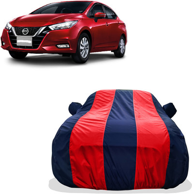 Tricway Car Cover For Nissan Almera S (With Mirror Pockets)(Red)