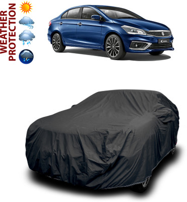 PAGORA Car Cover For Maruti Suzuki Ciaz (With Mirror Pockets)(Black)