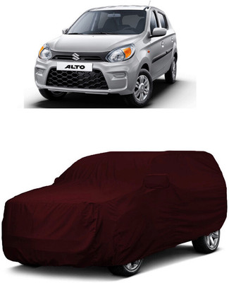 ANTOFY Car Cover For Maruti Suzuki Alto 800 (With Mirror Pockets)(Maroon)