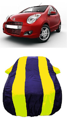 Wegather Car Cover For Maruti A-Star AT (With Mirror Pockets)(Yellow)