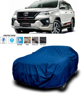 PAGORA Car Cover For Toyota New Fortuner (With Mirror Pockets)(Blue)