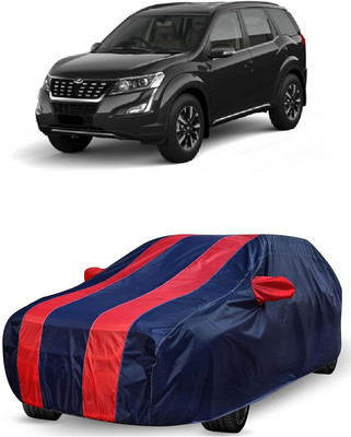 ANTOFY Car Cover For Mahindra XUV500 W9 AT Diesel (With Mirror Pockets)(Red, Blue)
