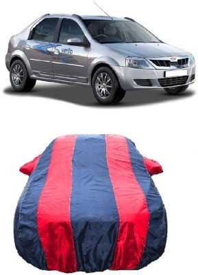 Wegather Car Cover For Mahindra E Verito D6 Electric (With Mirror Pockets)(Red)