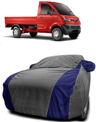 Autoprime Car Cover For Mahindra Jeeto (With Mirror Pockets)(Grey, Blue)
