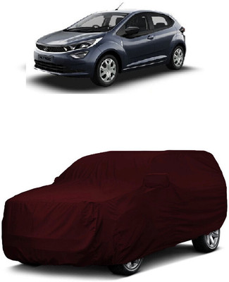 ANTOFY Car Cover For Tata Altroz XT Petrol (With Mirror Pockets)(Maroon)