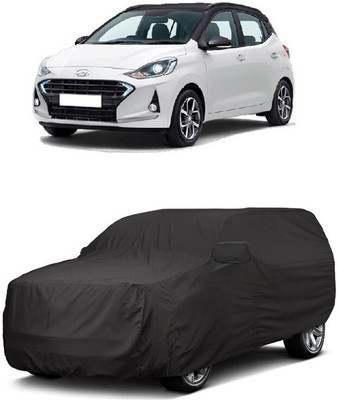 ANTOFY Car Cover For Hyundai Grand i10 Nios Era Petrol (With Mirror Pockets)(Grey)