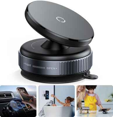 Like Star K009 Phone Holder 360°Rotate Adjust Strong Suction CarMount for Android & iPhone Mobile Holder