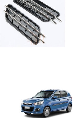LOVMOTO Stainless Steel, Plastic Car Bumper Guard(Multicolor, Pack of 1, Maruti, Alto)