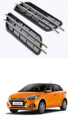 LOVMOTO Stainless Steel, Plastic Car Bumper Guard(Multicolor, Pack of 1, Hyundai, Elite i20)