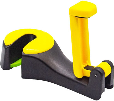 Genesis Yellow Upgraded Car Seat Hooks 360° Rotation Keep Your Car Organized Car Side Seat Catcher(20 L)
