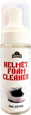 Quick Helmet Foam Cleaner | Anti-Bacterial Foaming Spray | Deep Cleans Helmet Interior & Removes Bad Odor | Vehicle Interior Cleaner(150 ml)