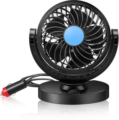 Motopex 12V DC Electric Car Single Head Fan for Dashboard MT02 Car Interior Fan(12 V)