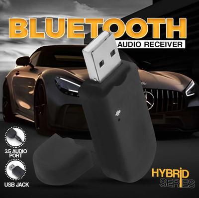 WRENS v5.0 Car Bluetooth Device with Audio Receiver(Black)