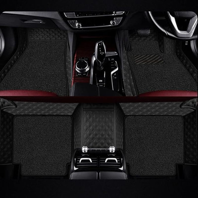 Autoclow Leatherite 7D Mat For  Ford Endeavour(Black)