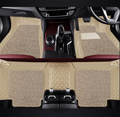 Autoclow Leatherite 7D Mat For  Tata Safari Storme(Beige)