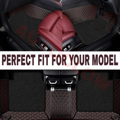 Autoclow Leatherite 7D Mat For  Toyota Fortuner(Black)