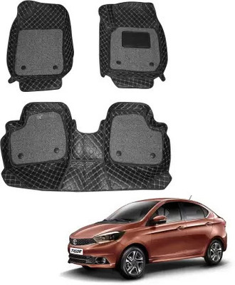 Trikuta Leather 7D Mat For  Tata Tigor(Black)