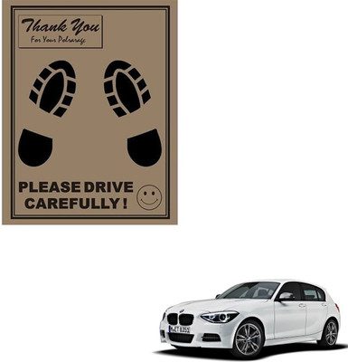 SEMAPHORE Paper Disposable Paper Mat For  BMW 1 Series(Brown)