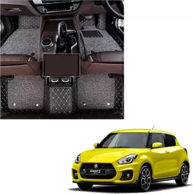 Trikuta Leatherite 7D Mat For  Maruti Suzuki New Swift(Black)
