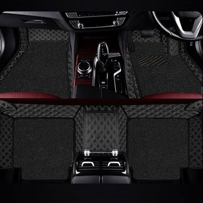 Autoclow Leatherite 7D Mat For  Hyundai Alcazar(Black)