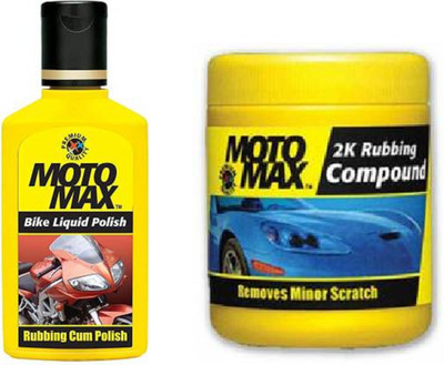 Motomax Paste Car Polish for Metal Parts, Exterior(150 g)