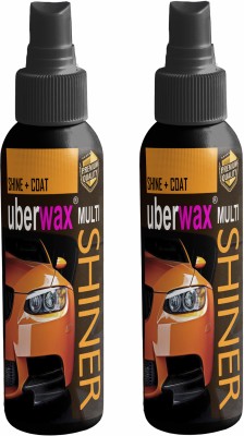 UBERWAX Liquid Car Polish for Bumper, Chrome Accent, Dashboard, Exterior, Leather, Tyres(200 ml)