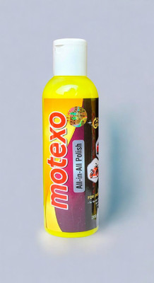 MOTEXO Liquid Car Polish for Metal Parts, Chrome Accent, Bumper, Windscreen, Tyres, Metal Parts, Leather(200 ml, Pack of 1)