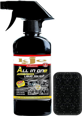 Kje Liquid Car Polish for Bumper, Dashboard, Leather, Metal Parts, Tyres(250 ml, Pack of 1)